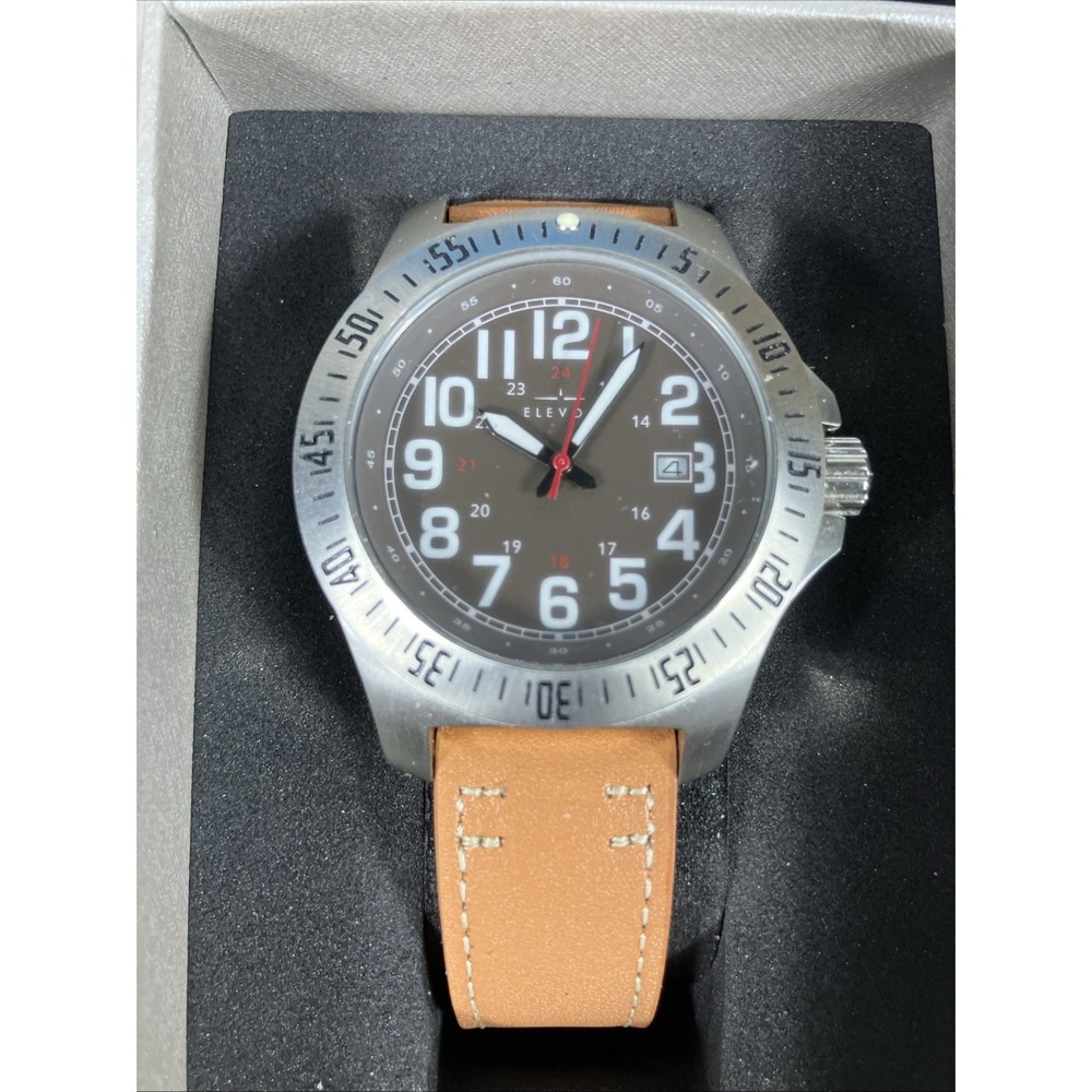 Elevon‎ Aviator Black Dial Men's Watch ELE120-15